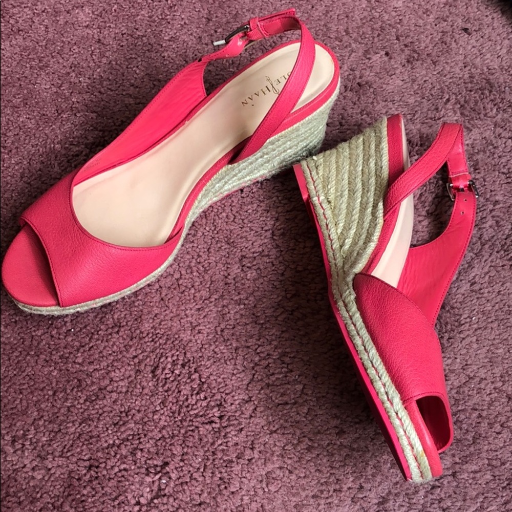 Pink low wedges